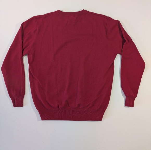 GANT Vintage 100% Cotton Knit Sweater Red Made in Hong Kong XXL- Fits Modern XL - Picture 9 of 14